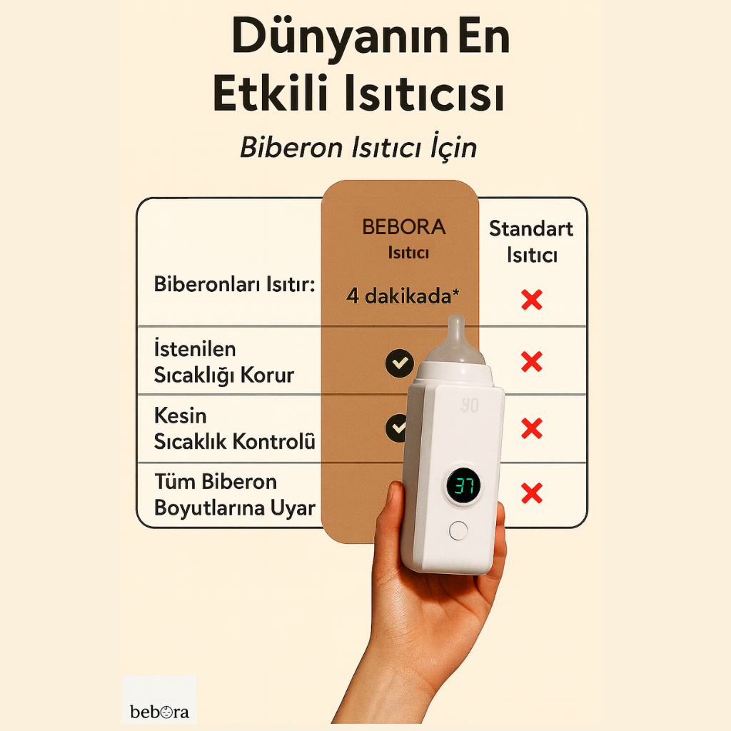 Bebora – Taşınabilir Akıllı Biberon Isıtıcı