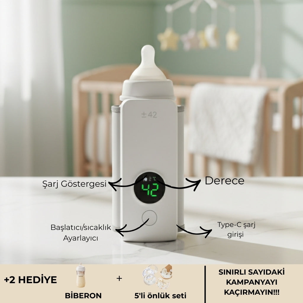 Bebora – Taşınabilir Akıllı Biberon Isıtıcı