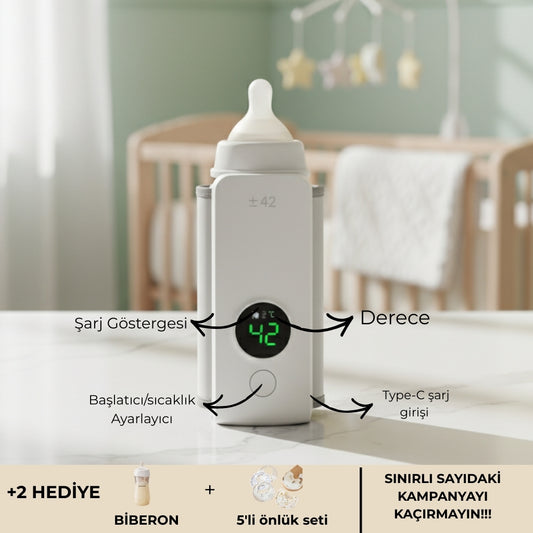 Bebora – Taşınabilir Akıllı Biberon Isıtıcı