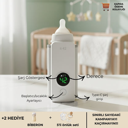 Bebora – Taşınabilir Akıllı Biberon Isıtıcı