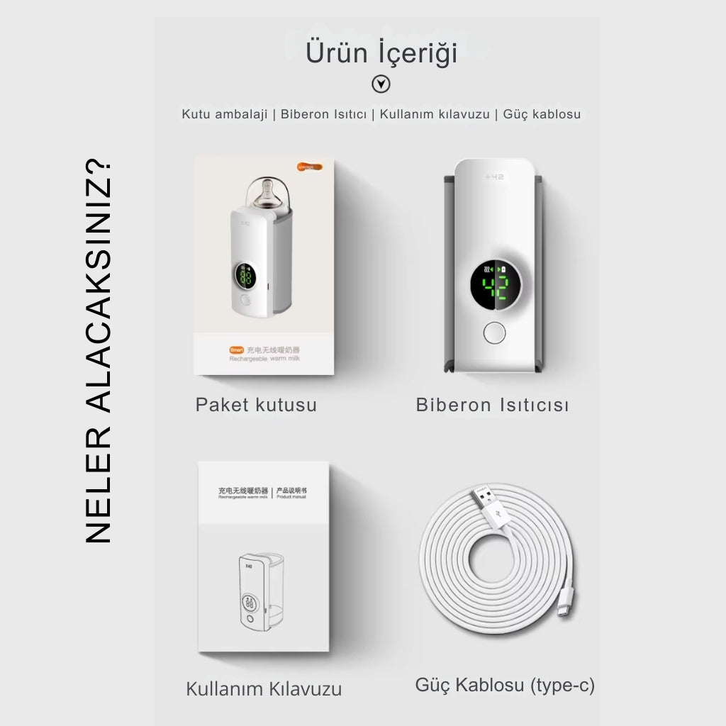 Bebora – Taşınabilir Akıllı Biberon Isıtıcı
